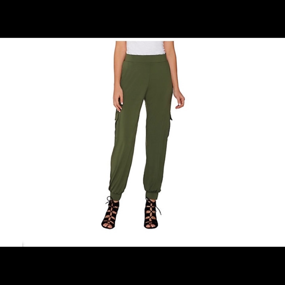 Lisa Rinna Collection Regular Cargo Pants